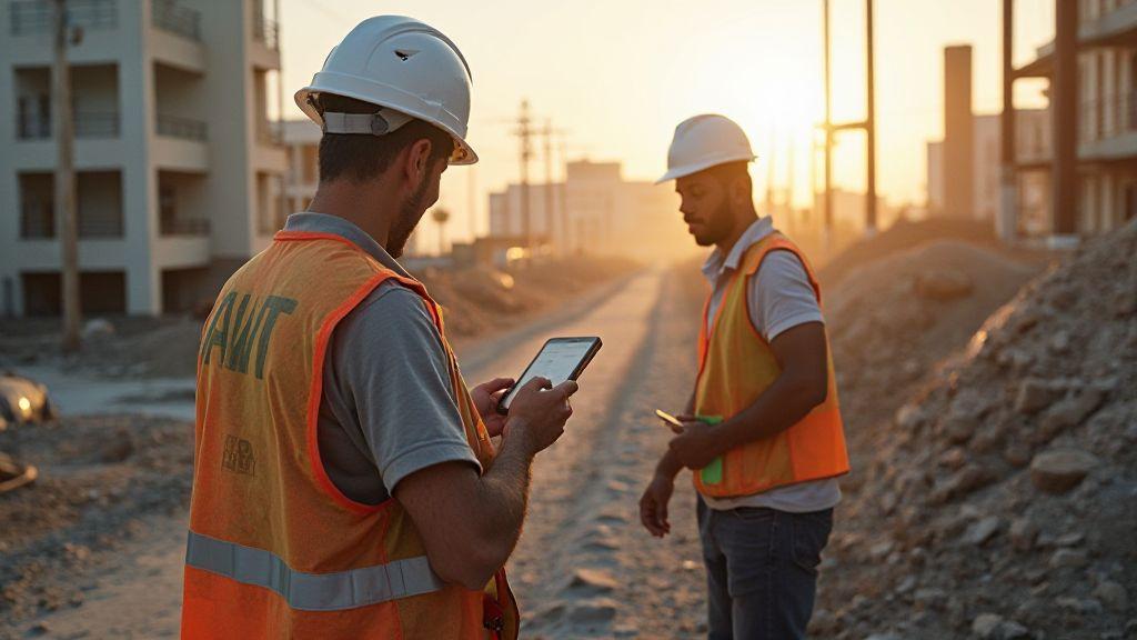 Como a sua equipe de topografia influencia o tempo de execução