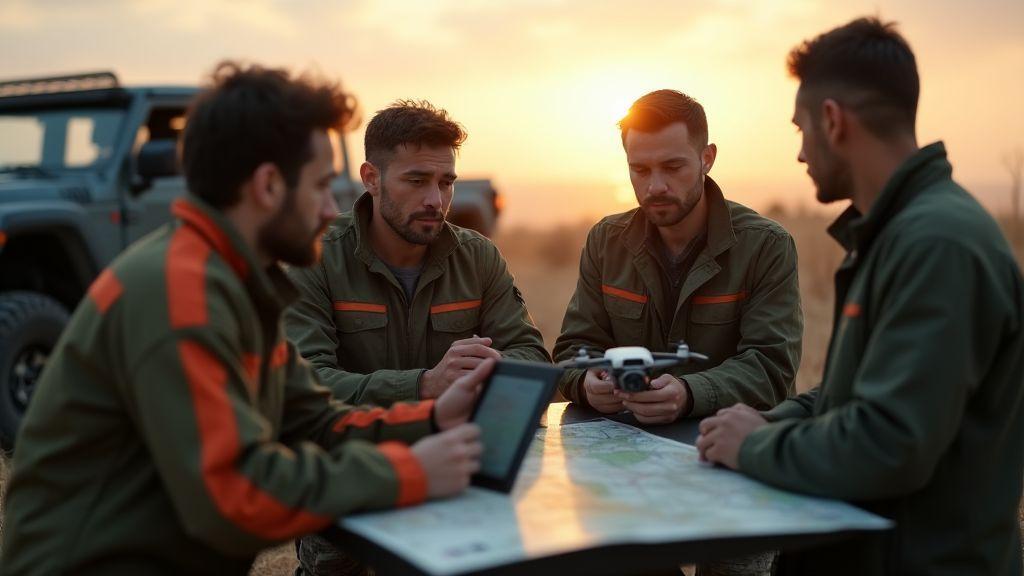 Comunicação de equipe: briefings, sinais e tecnologia de campo