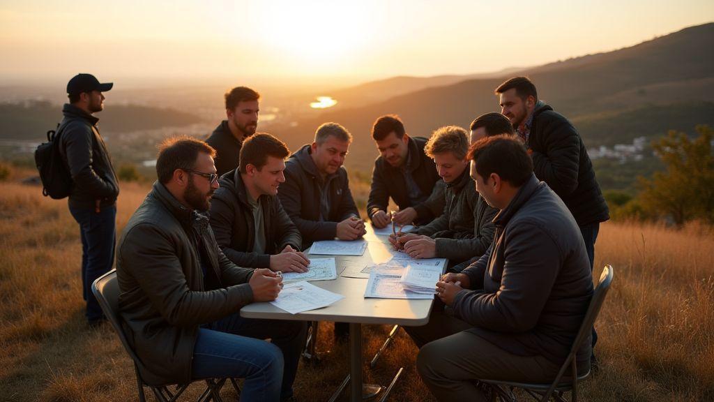 Construir uma comunidade local de topógrafos e parcerias regionais