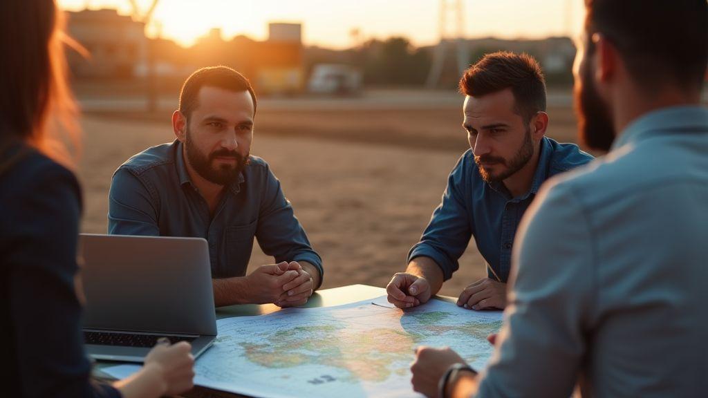 Converter networking para topógrafos em oportunidades reais de trabalho