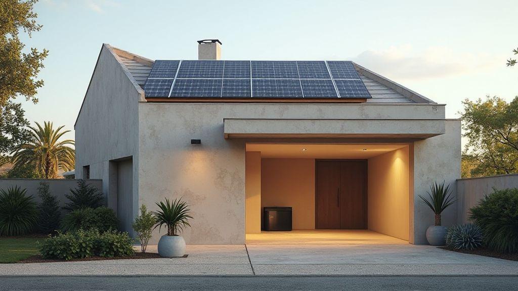 Equipamentos essenciais: painéis solares residenciais, inversor solar e baterias de armazenamento