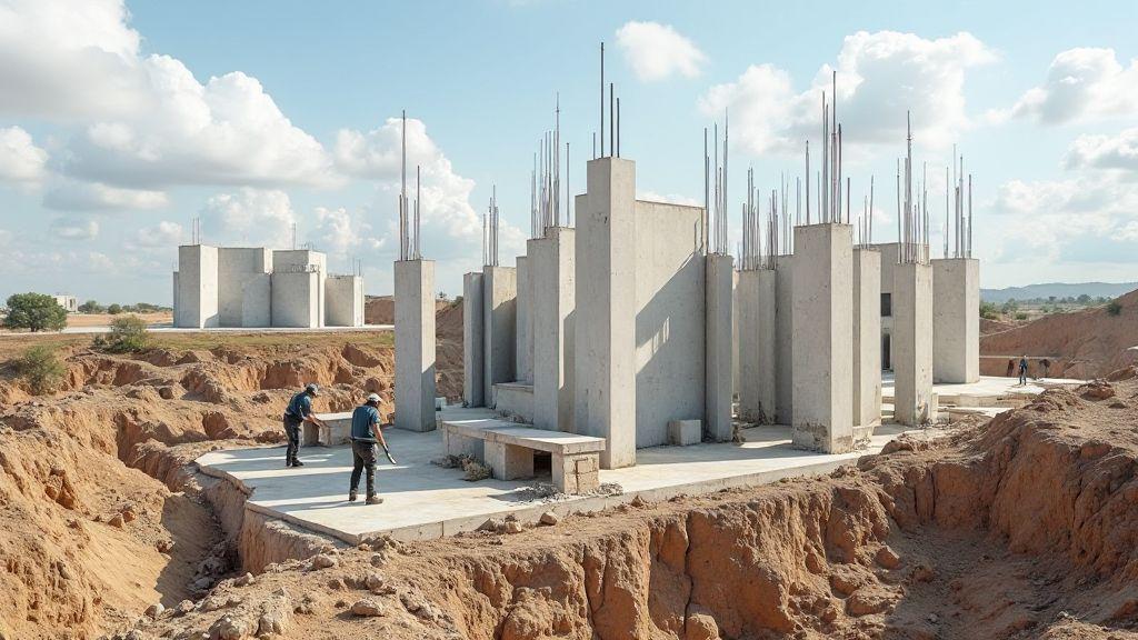 Fundação e estrutura: duração da obra nessa fase