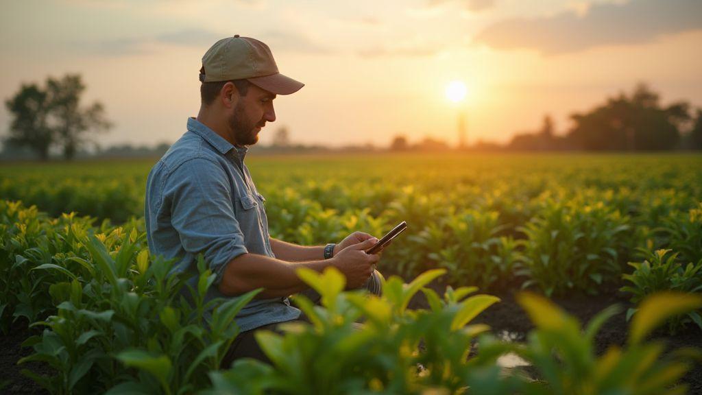 Monitoramento de culturas em tempo real com sensores e IoT