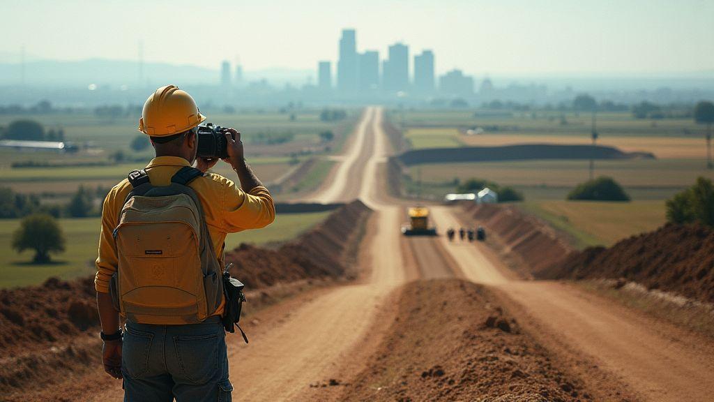 Oportunidades de emprego topografia: setores e regiões com demanda