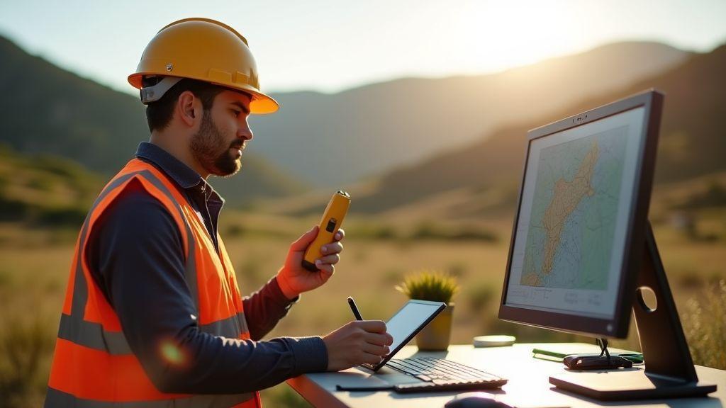 Processamento de dados topográficos: fluxo do campo ao escritório