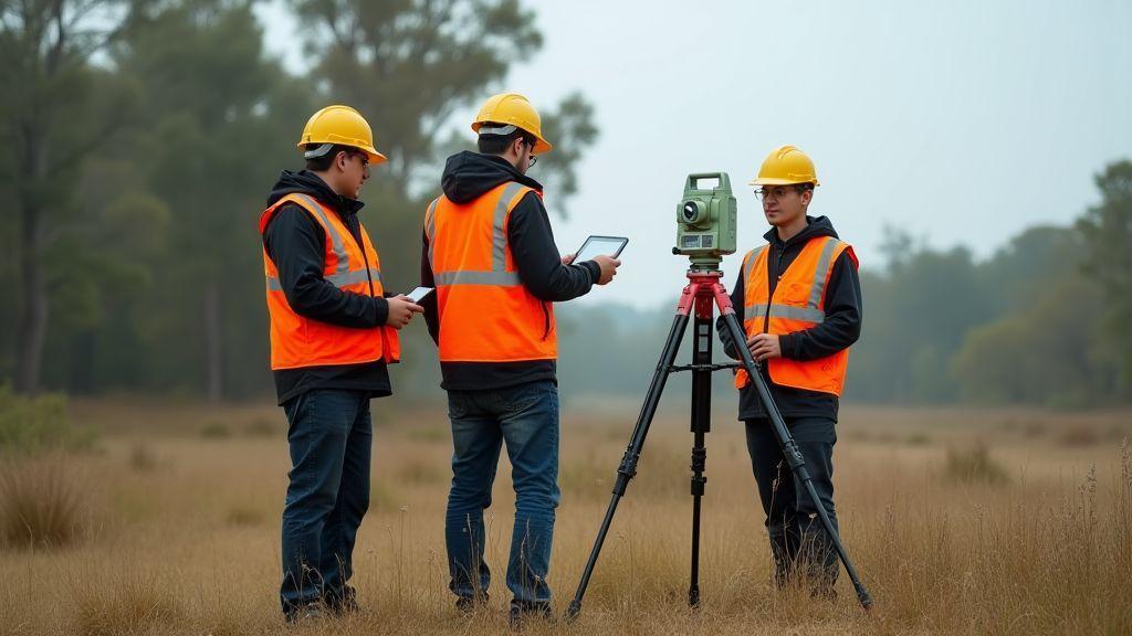 Segurança no trabalho para equipes de topografia em campo