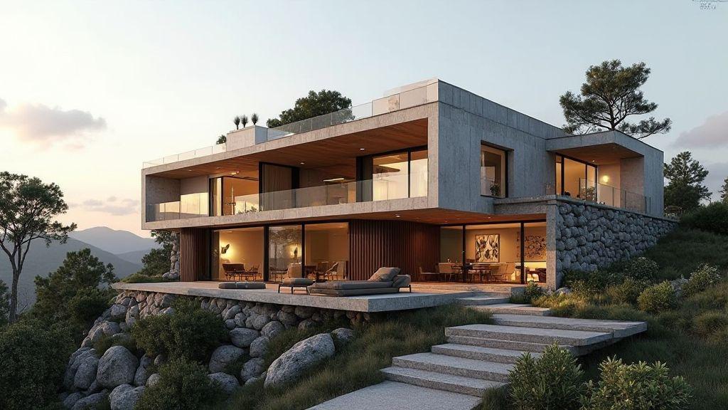 Vantagens arquitetônicas da casa em terreno declive e como explorá-las